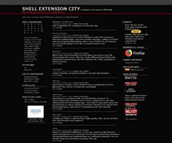 Shellcity.com(SHELL EXTENSION CITY) Screenshot