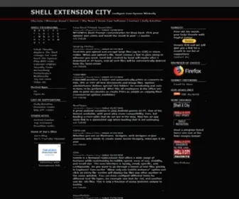 Shellcity.net(SHELL EXTENSION CITY) Screenshot