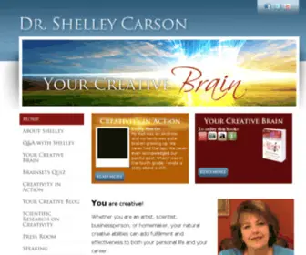 Shelleycarson.com(Your Creative Brain) Screenshot
