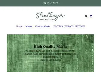 Shelleysmaskboutique.com(Shelley's Mask Boutique) Screenshot