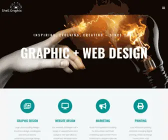 Shellgraphix.com.au(Graphic and Web Design Studio) Screenshot