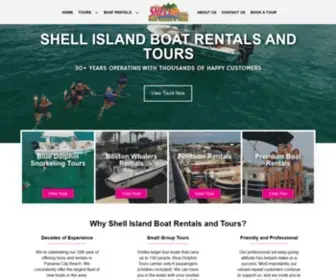 Shellislandtours.com(Panama City Beach Snorkeling Tours) Screenshot