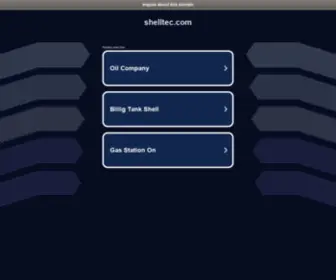 Shelltec.com(Shelltec) Screenshot