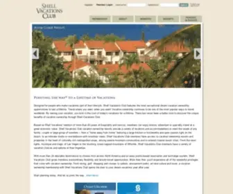 Shellvacationsclub.com(Shell Vacations Club) Screenshot