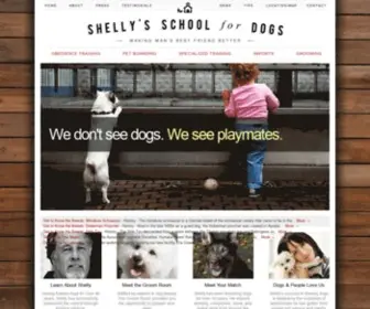 Shellysschoolfordogs.com(Welcome) Screenshot