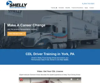 Shellytruckdrivingschool.com(CDL Training York PA) Screenshot