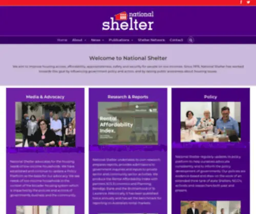 Shelter.org.au(Shelter) Screenshot