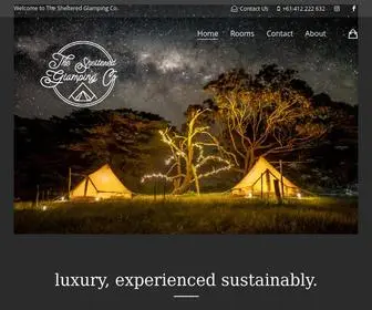 Shelteredglamping.com.au(Sheltered Glamping) Screenshot