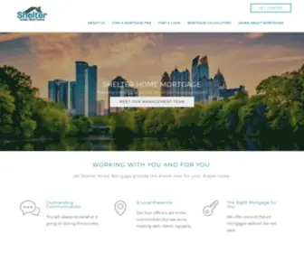 Shelterhomemortgage.com(Shelter Home Mortgage) Screenshot