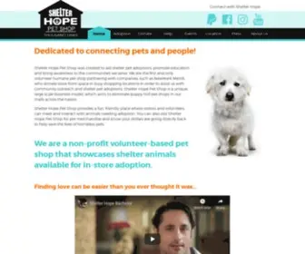 Shelterhopepetshop.org(Shelter Hope Pet Shop) Screenshot