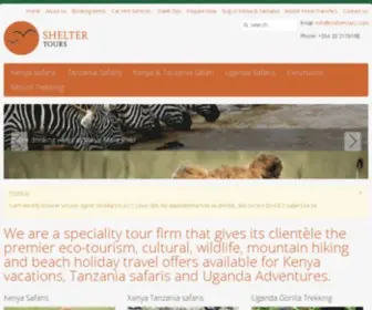 Sheltertours.com(Shelter tours) Screenshot