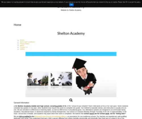 Sheltonacademy.org(Website for Shelton Academy) Screenshot