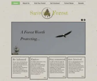 Sheltonviewforest.org(The mission of the Shelton View Forest Stewardship Association) Screenshot