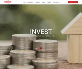 Sheltrex.com(Real Estate Builders and Developers in Mumbai India) Screenshot