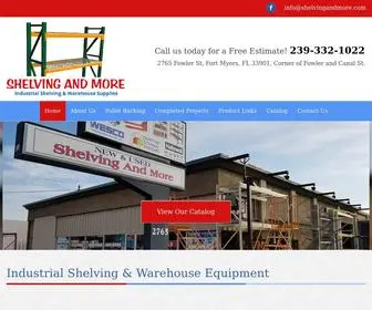 Shelvingandmore.com(Industrial Shelving) Screenshot