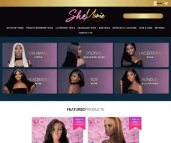 Shemariehair.net(SheMarie Hair) Screenshot