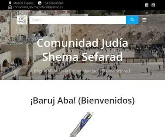 Shemasefarad.org(Página) Screenshot