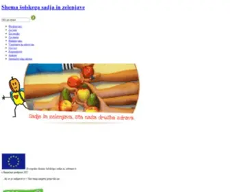 Shemasolskegasadja.si(Olskega sadja in zelenjave) Screenshot