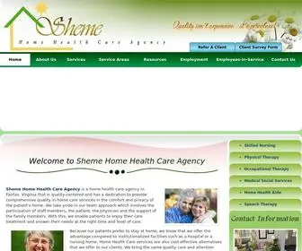 Shemehomehealth.com(In-Home Health Services in Fairfax, VirginiaSheme Home Health Care Agency) Screenshot