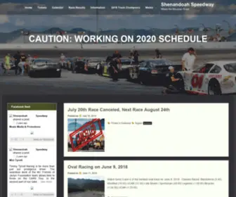 Shenandoah-Speedway.com(Shenandoah Speedway) Screenshot