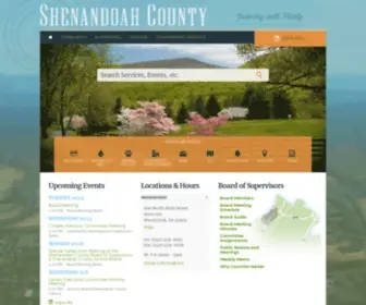 Shenandoahcountyva.us(Shenandoah County Virginia) Screenshot