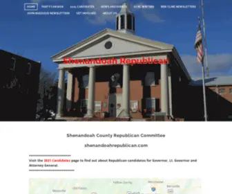 Shenandoahrepublican.com(Shenandoah Republican Committee Home Page The Shenandoah County Republican Committee (SCRC) is the official) Screenshot