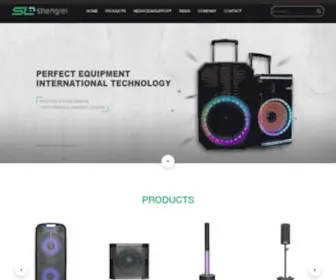 Shenglei-Speakers.com(Shenglei Speakers) Screenshot