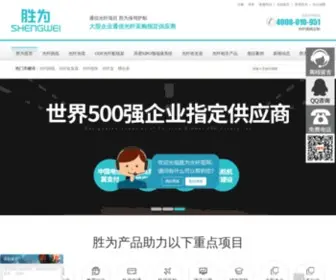 Shengwei99.com(胜为光纤光缆) Screenshot