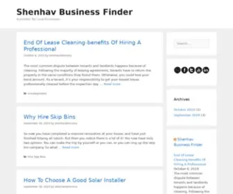 Shenhavdirectory.com(Shenhav Business Finder) Screenshot