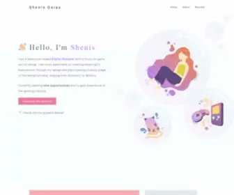 Shenisosias.com(UX/UI Designer) Screenshot