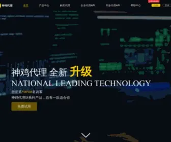 Shenjidaili.com(神鸡代理ip网) Screenshot