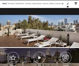 Shenkinhotel.com(Boutique hotel tel aviv) Screenshot