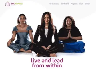 Shenomics.com(Mindful Leadership for Women) Screenshot