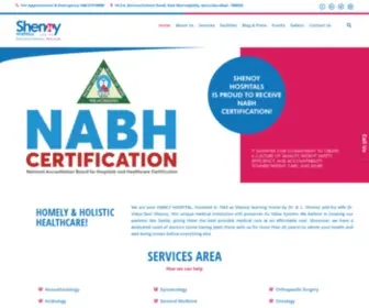 Shenoyhospitals.com(Shenoy Hospitals) Screenshot