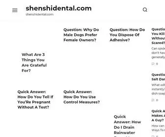 Shenshidental.com(Shenshidental) Screenshot