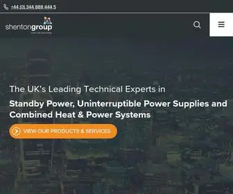 Shentongroup.co.uk(Power Systems & Generators Supplier) Screenshot