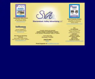 Shenvalleyads.com(Shenandoah Valley Advertising) Screenshot