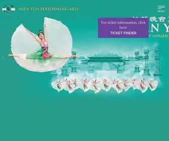 Shenyun.com(Shen Yun Tickets & Show Info) Screenshot