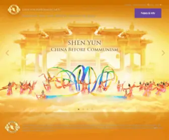 Shenyunperformingarts.org(Shen Yun Performing Arts) Screenshot
