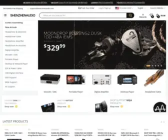 Shenzhenaudio.com(Professional Audio Online Shopping Store) Screenshot