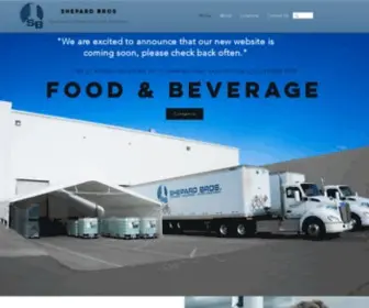 Shepardbros.com(Ensuring food safety and compliance) Screenshot