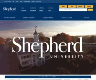 Shepherd.edu(Shepherd University) Screenshot