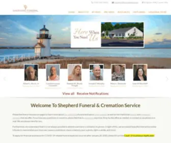 Shepherdfuneralhome.com(Shepherd Funeral & Cremation Service) Screenshot