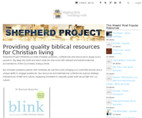 Shepherdproject.com(Shepherd Project Ministries) Screenshot