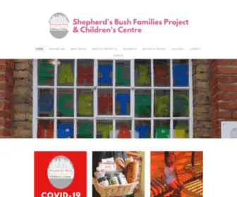 Shepherdsbushfamiliesproject.org(SBFP&CC) Screenshot