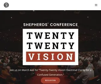 Shepherdsconference.org(Shepherds' Conference 2020) Screenshot