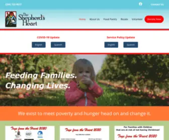 Shepherdsheartpantry.org(Shepherd's Heart) Screenshot