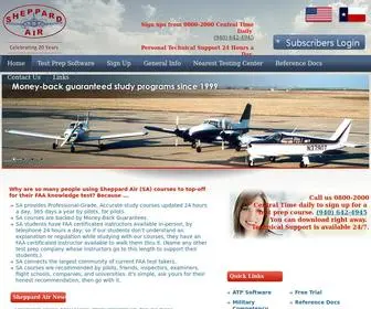 Sheppardair.com(Sheppard Air Flight Test 5.0 Prep Software ATP) Screenshot