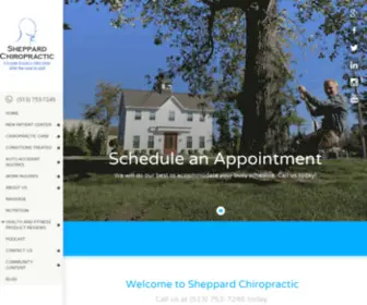 Sheppardchiropractic.com(Chiropractor in CINCINNATI) Screenshot