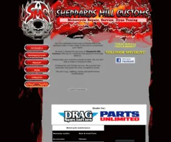 Sheppardsmillcustoms.com(Motorcycle repair/service) Screenshot